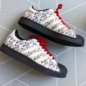 Adidas Superstar II B-Boy White, Black & Red